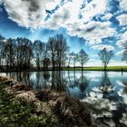 water and clouds