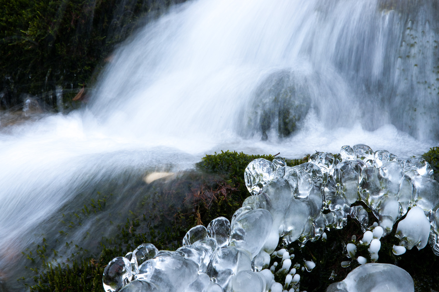 water and ice