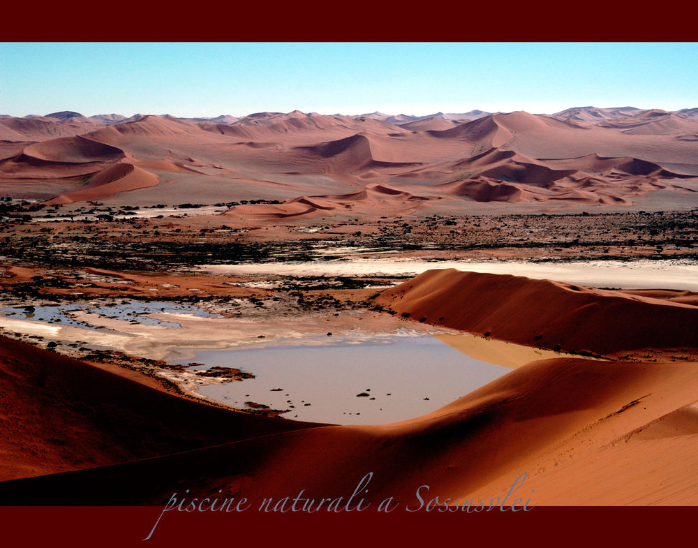 water and sand