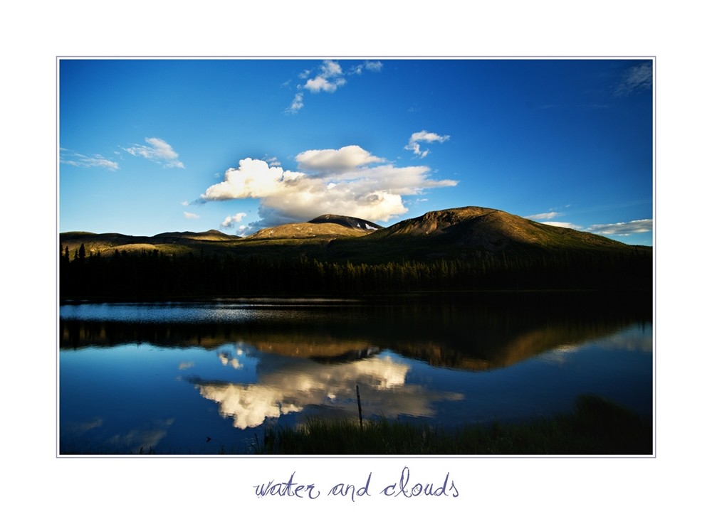 water & clouds