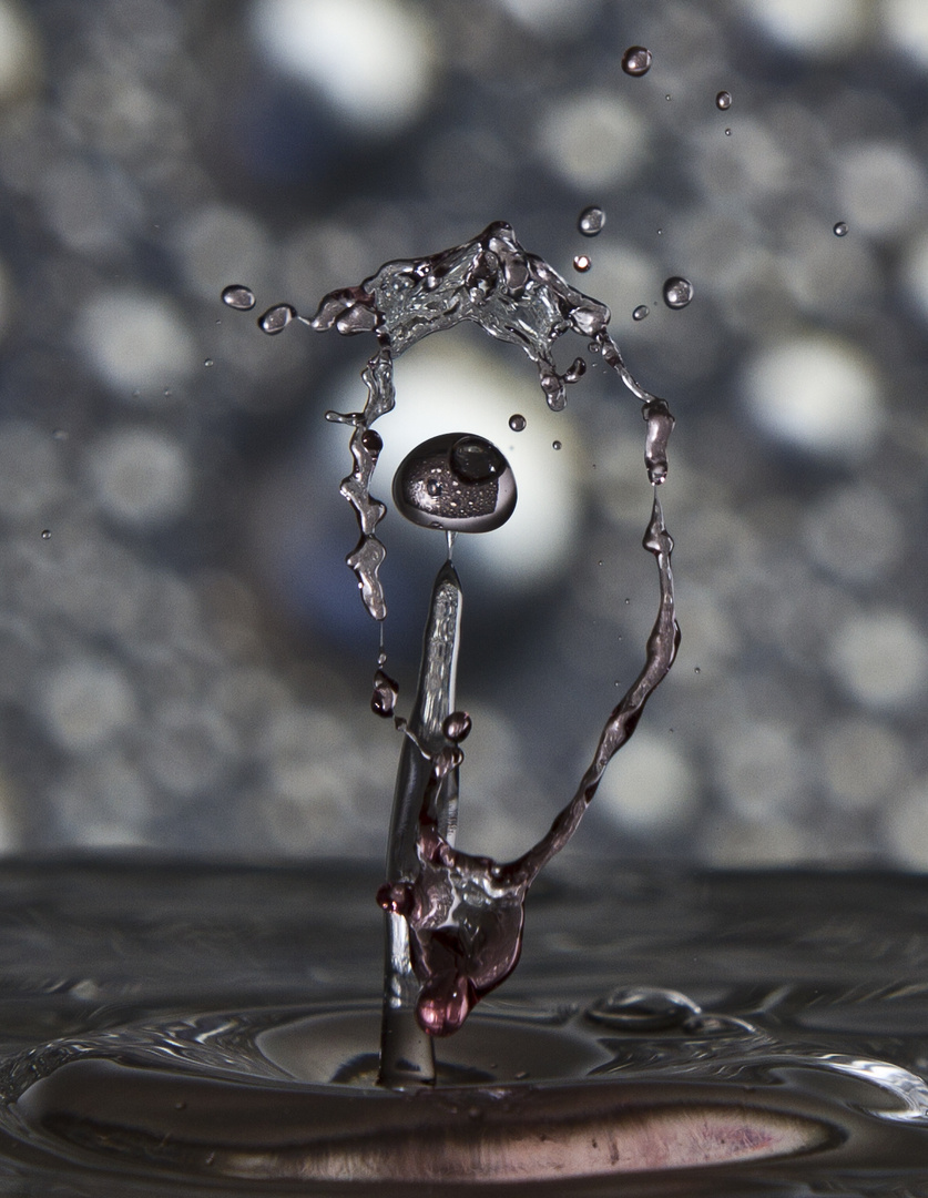 Water droplet splash