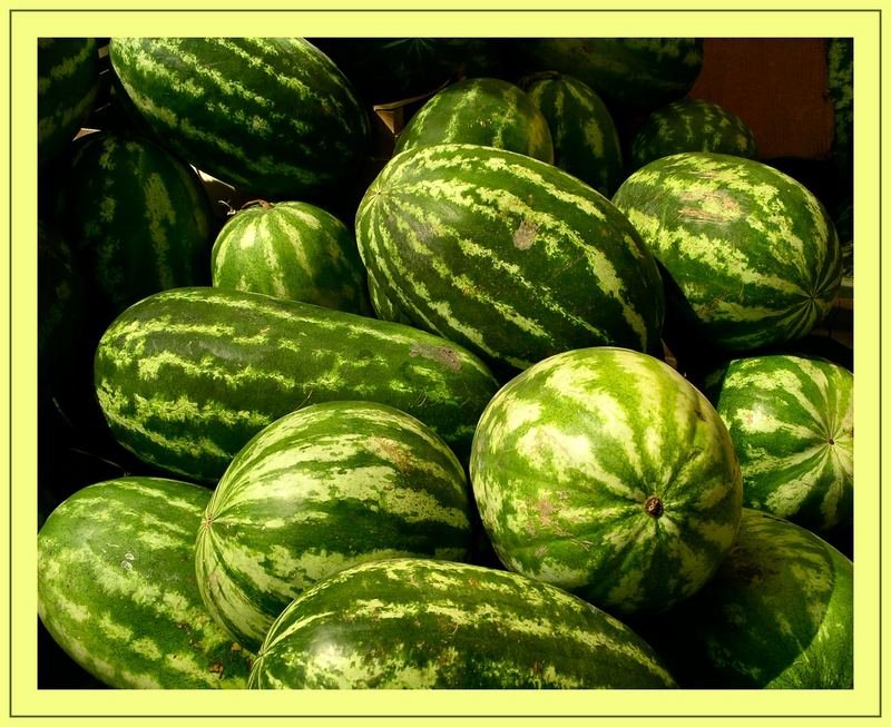 Water melons - Wassermelonen - Angurie