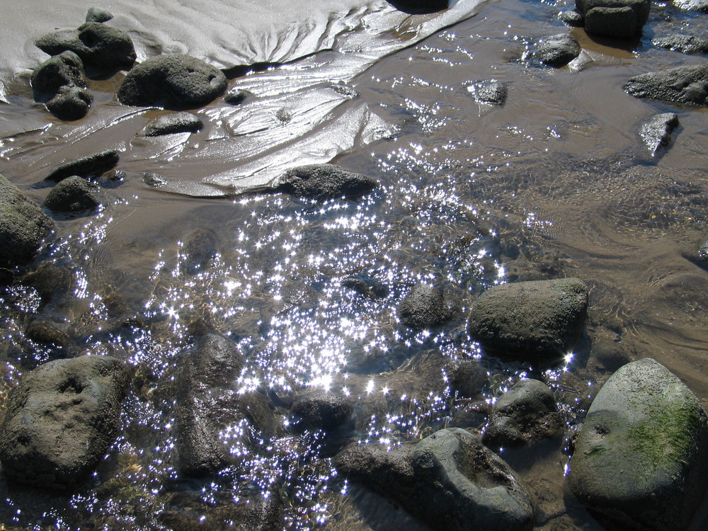 Water on the beach