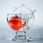 Water Splash with Tomato