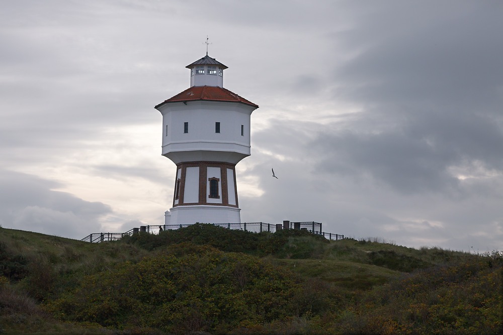 Water Tower On The North Sea Island Langeoog