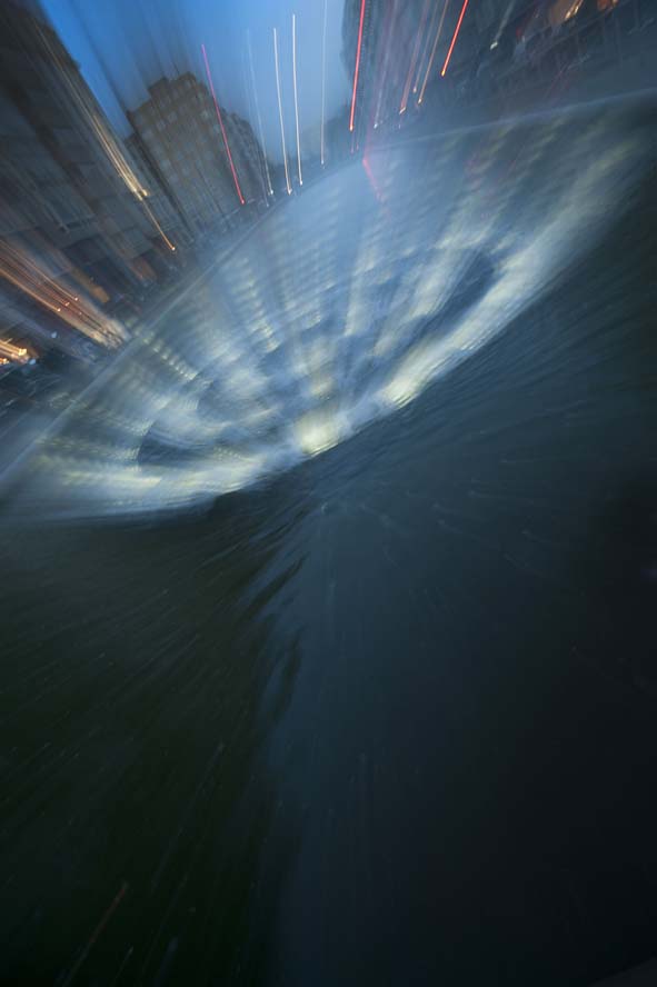 Water UFO at Ostend fountain