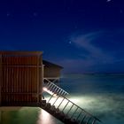 Water Villa at night