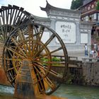 Water wheel in Lijiang Old Town