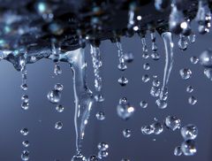 waterdrops from a shower