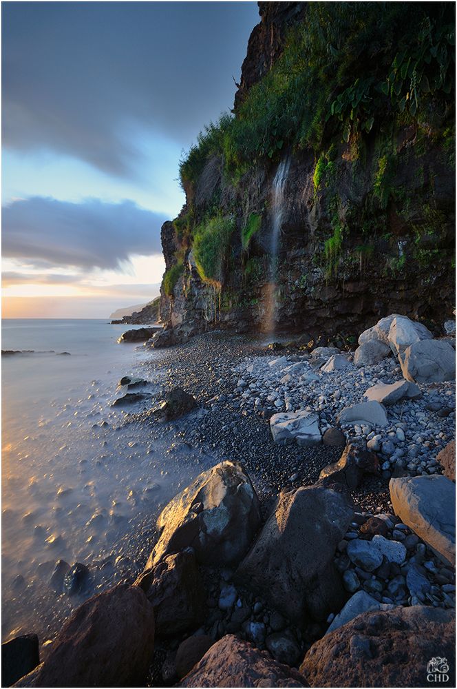 Waterfall and Ocean I