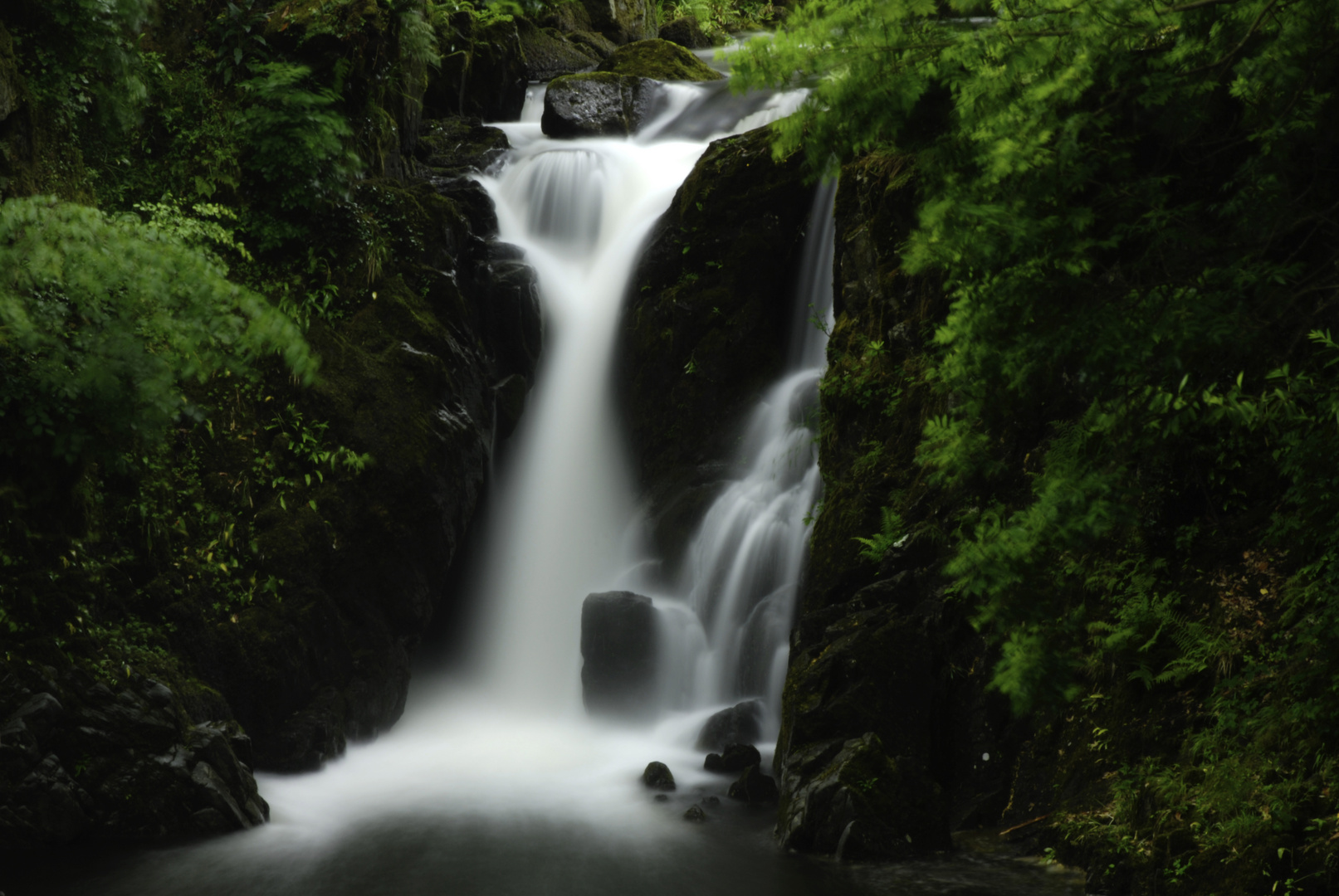 Waterfall at Rydall, Lake District, UK