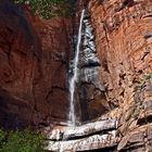 Waterfall at Zion Canyon, Utah, USA