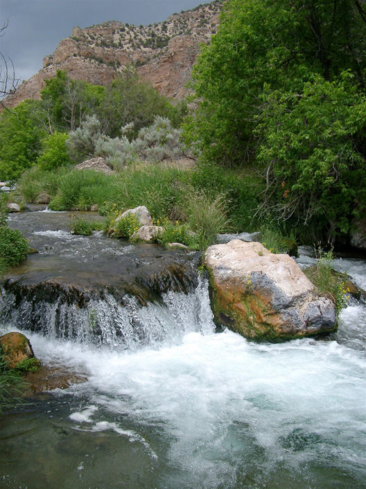 Waterfall before Storm