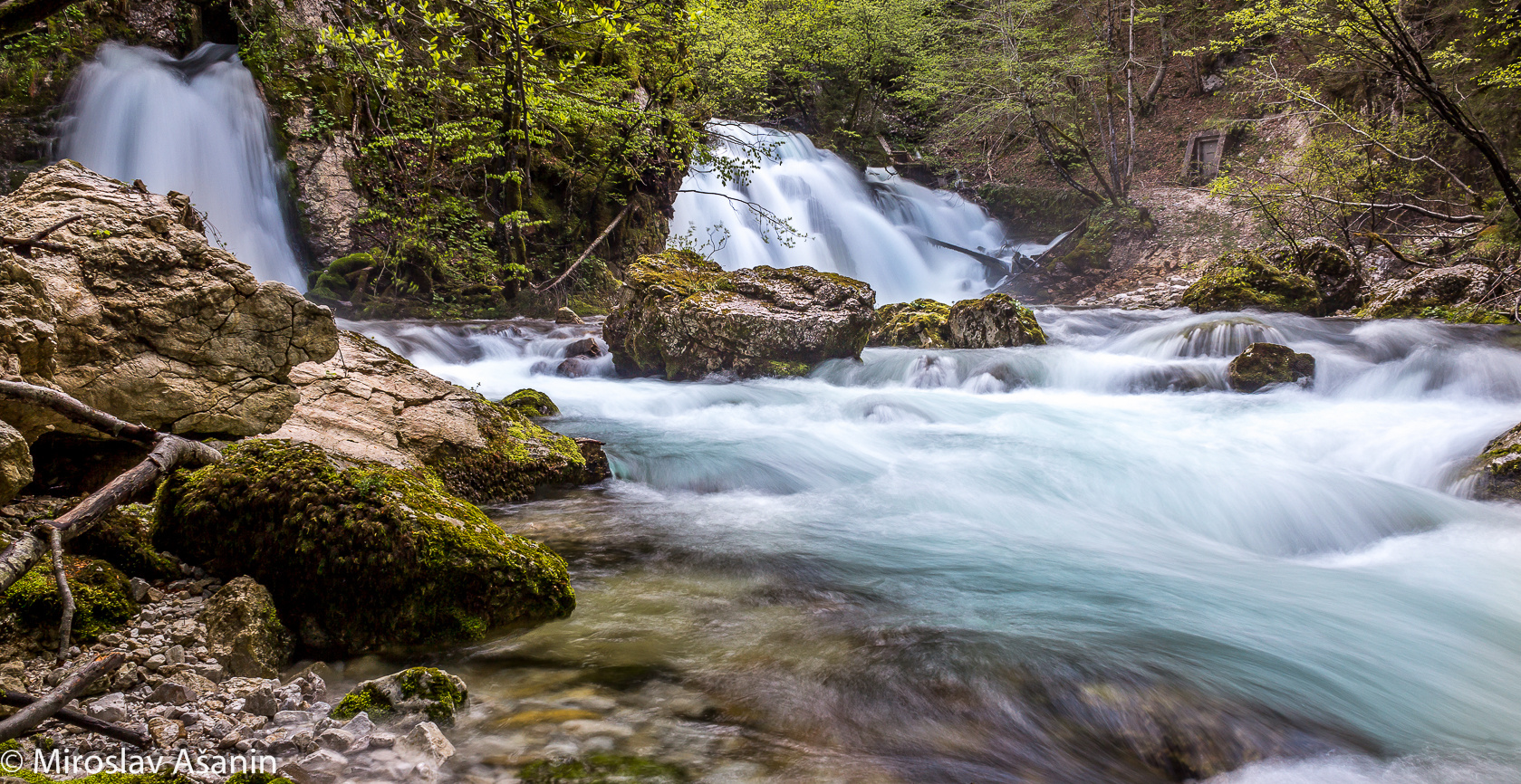 Waterfall Bohinjska Bistrica Slovenia