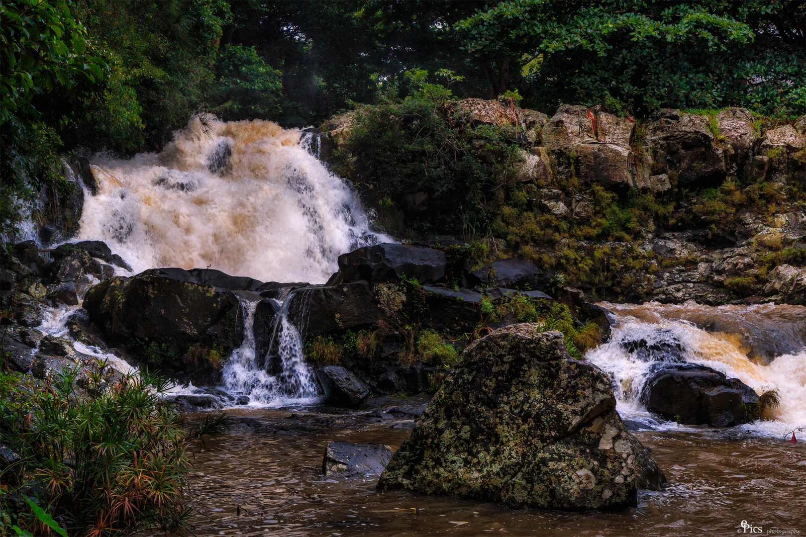 waterfall by moka maurice