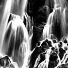 Waterfall in b&w