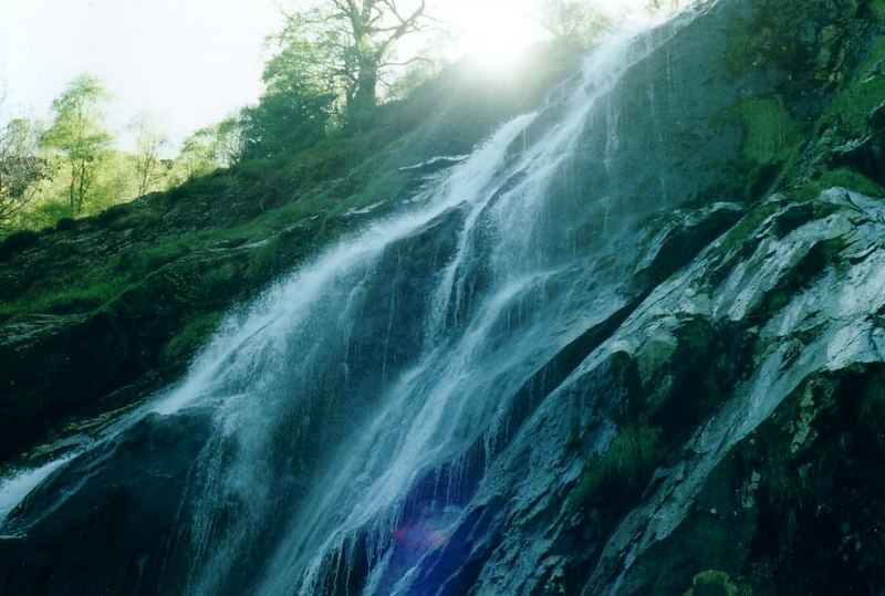 Waterfall in Glendalough Co. Wicklow