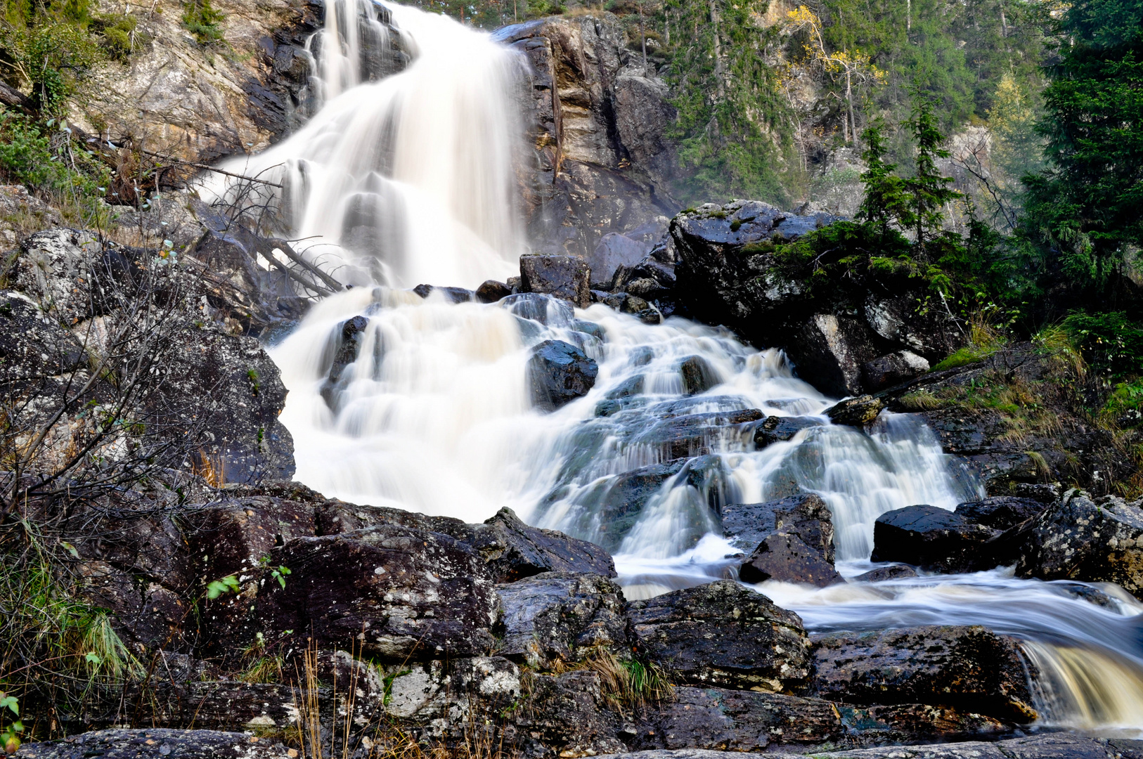 Waterfall in Halden, Norway