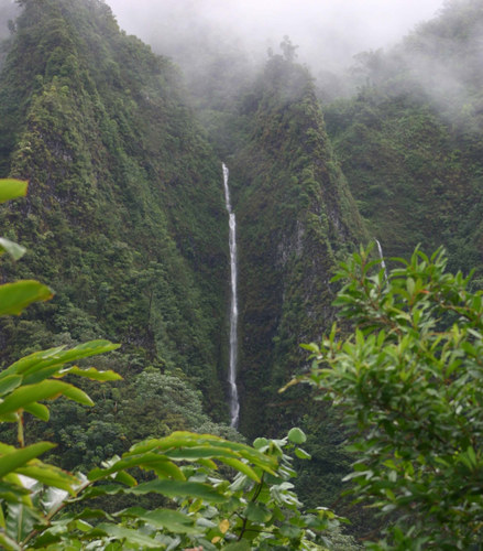 Waterfall in Oahu