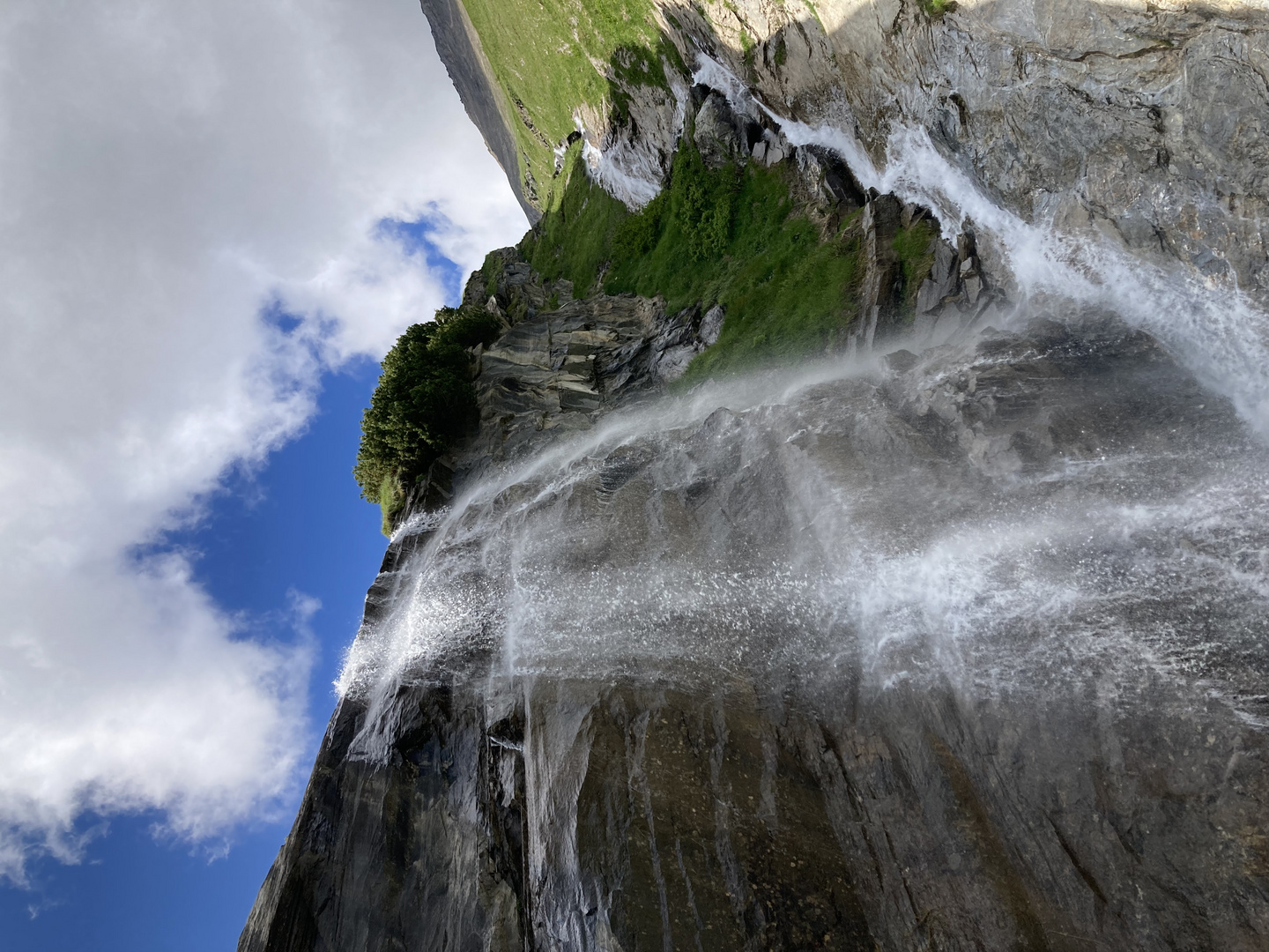 Waterfall in the Alps, Austria 