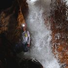 Waterfall in the cave