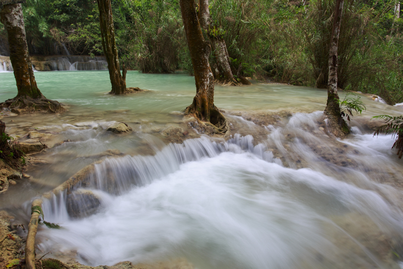 Waterfall in the rain forest