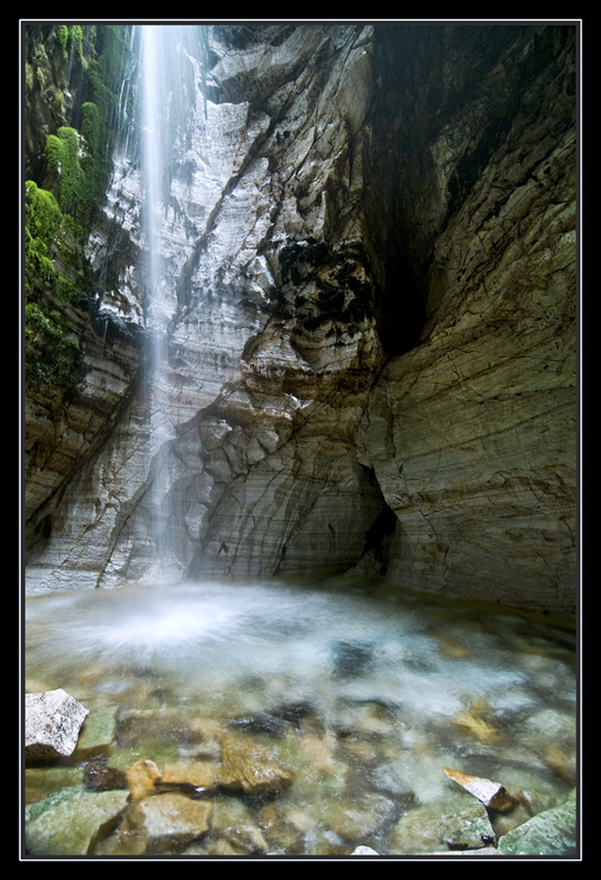 Waterfall in Trollkjerka