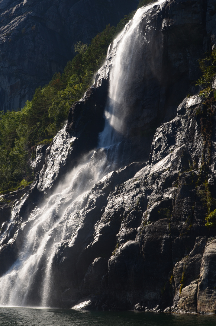 Waterfall Lysefjord 2014