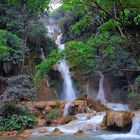 Waterfall of Kuang Xi nearby Luang Prabang