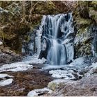 Waterfall on ice