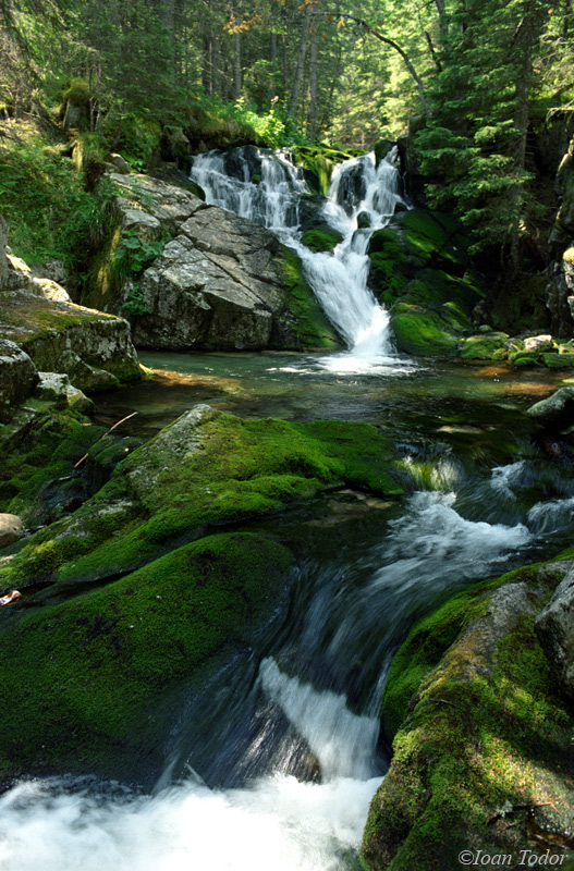 Waterfall on Retezat Mountains