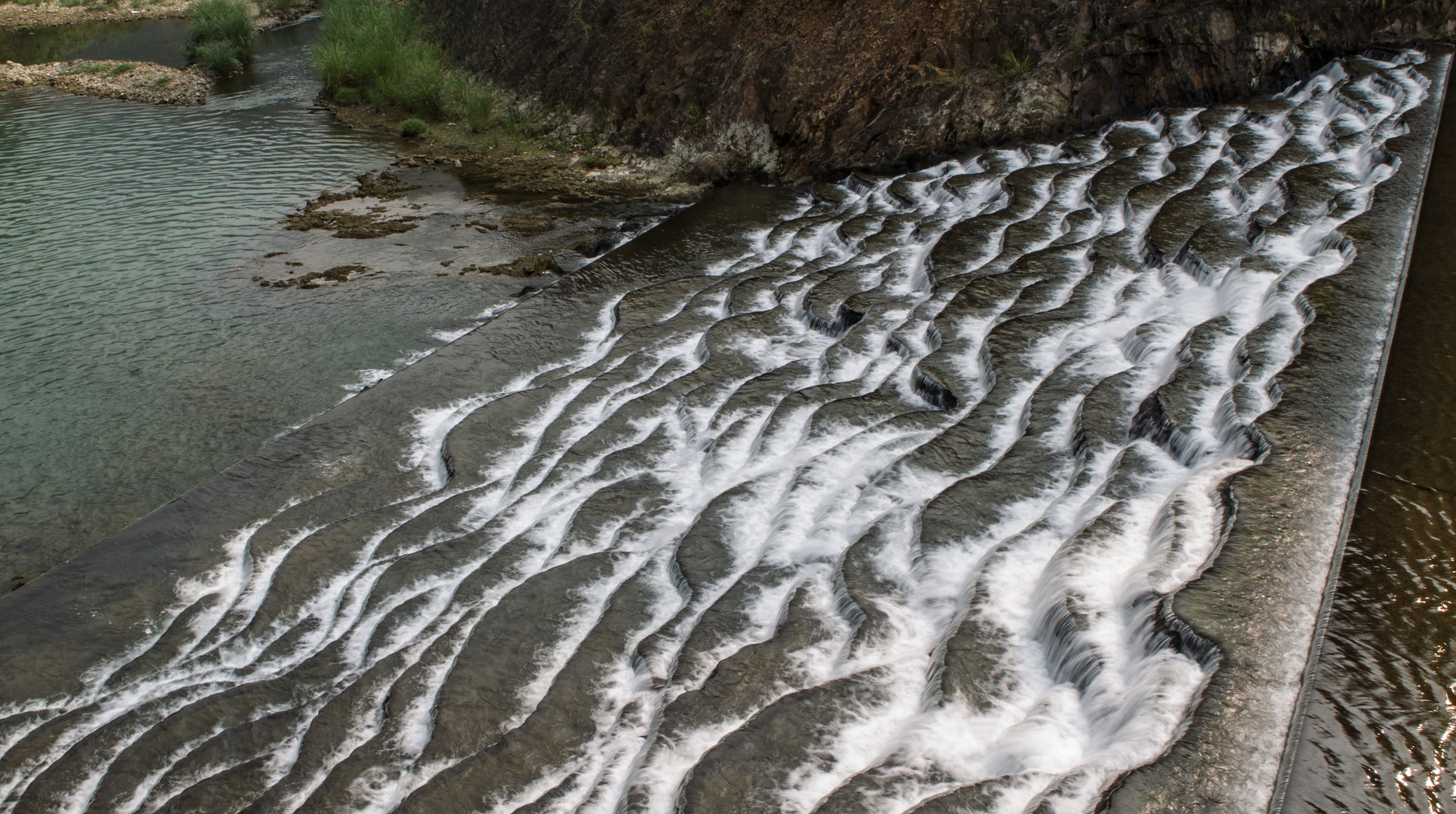 Waterfall & Stones