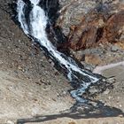 Waterfall, Stubaier Gletscher below the Zuckerhütl