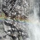 Waterfall + sun = rainbow