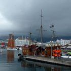 Waterfront von Kapstadt vor dem Sturm