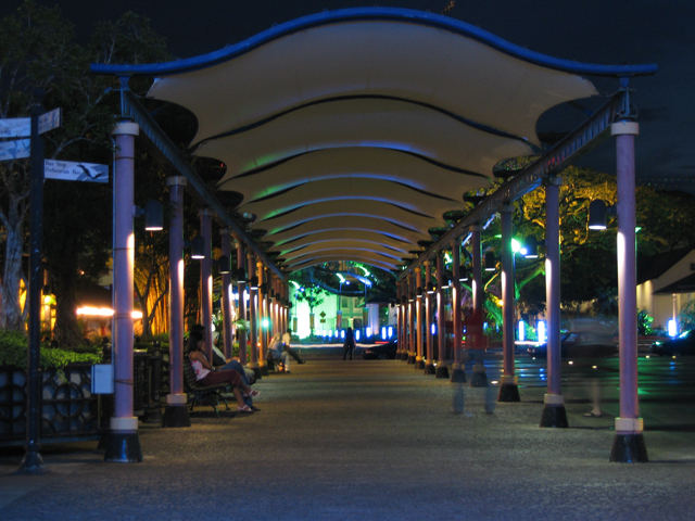 Waterfront walkway