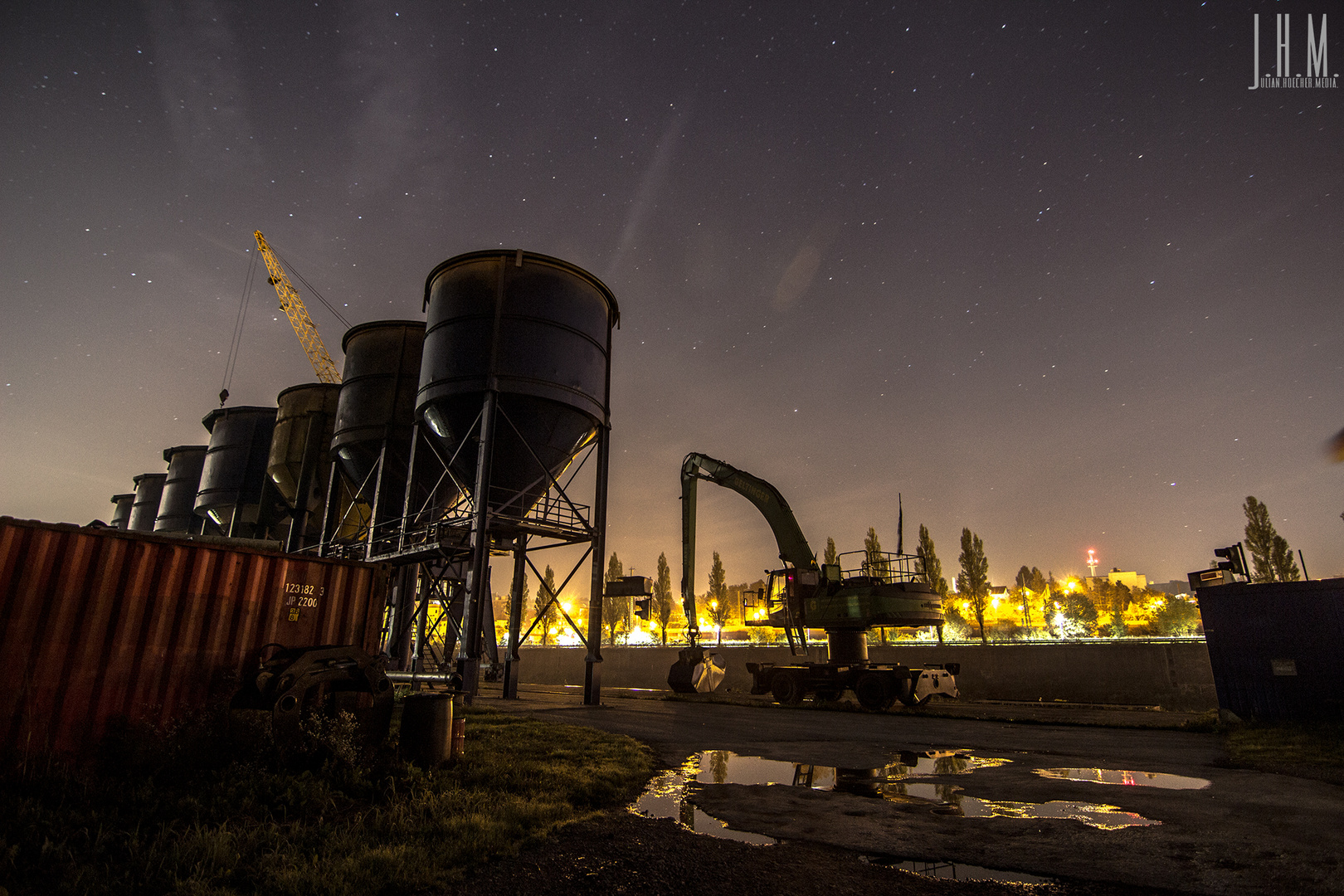 Watertanks by Night