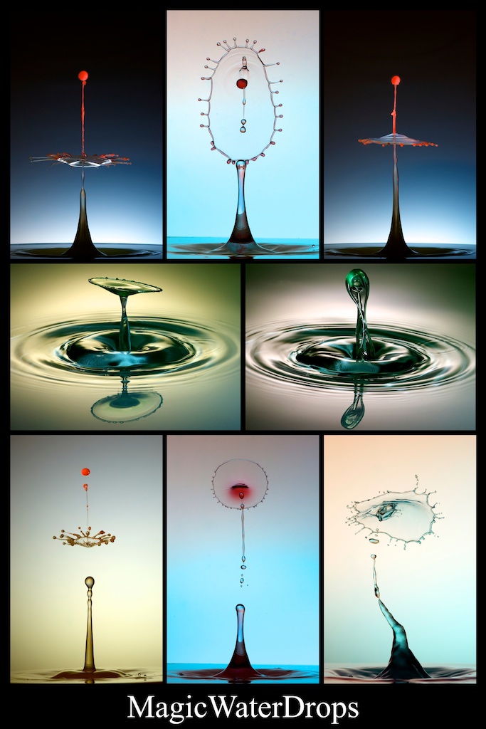 Watertropfen Collage