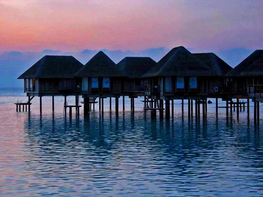 Waterworld in der Dämmerung