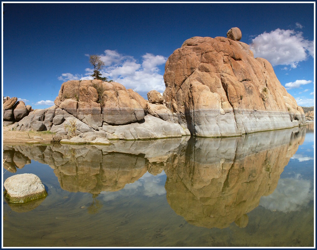 Watson lake mirror