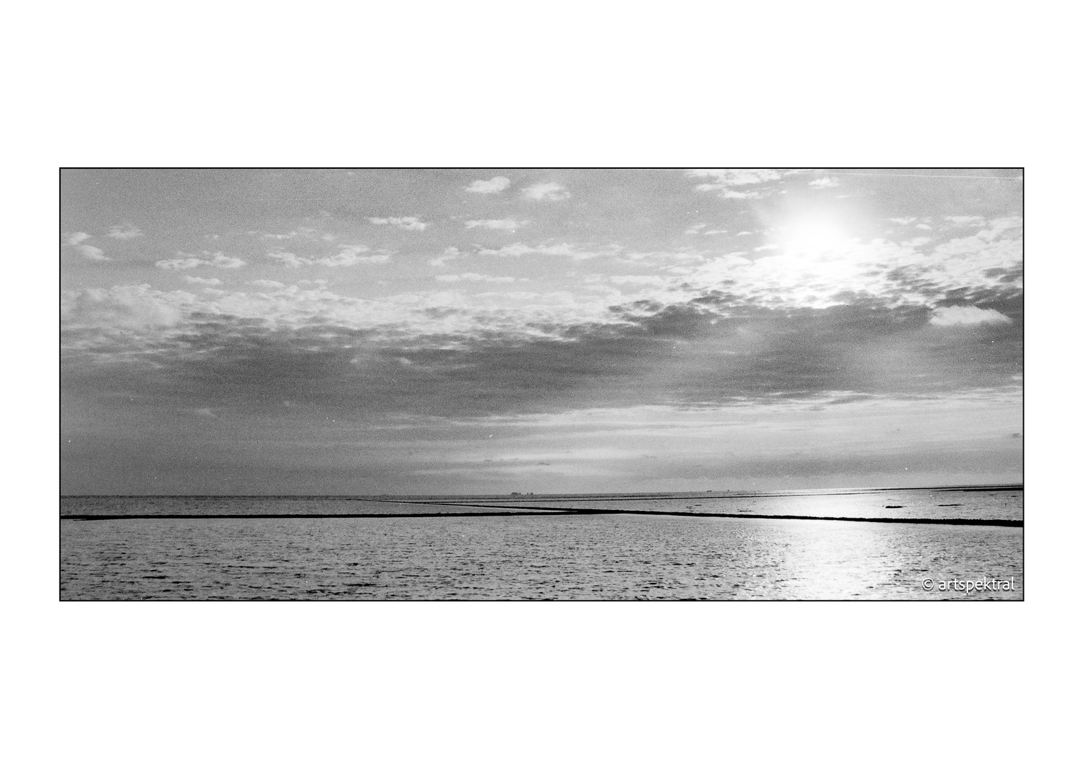 Watt mit Hallig vor 1980