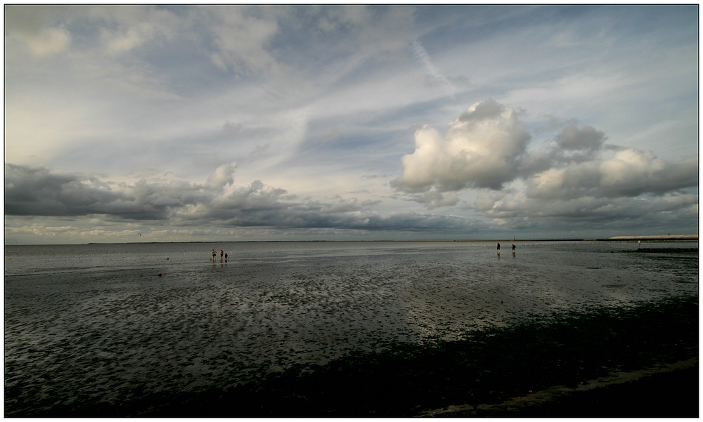 Watt-spaziergänge bei Neuharlingersiel in Ostfriesland...