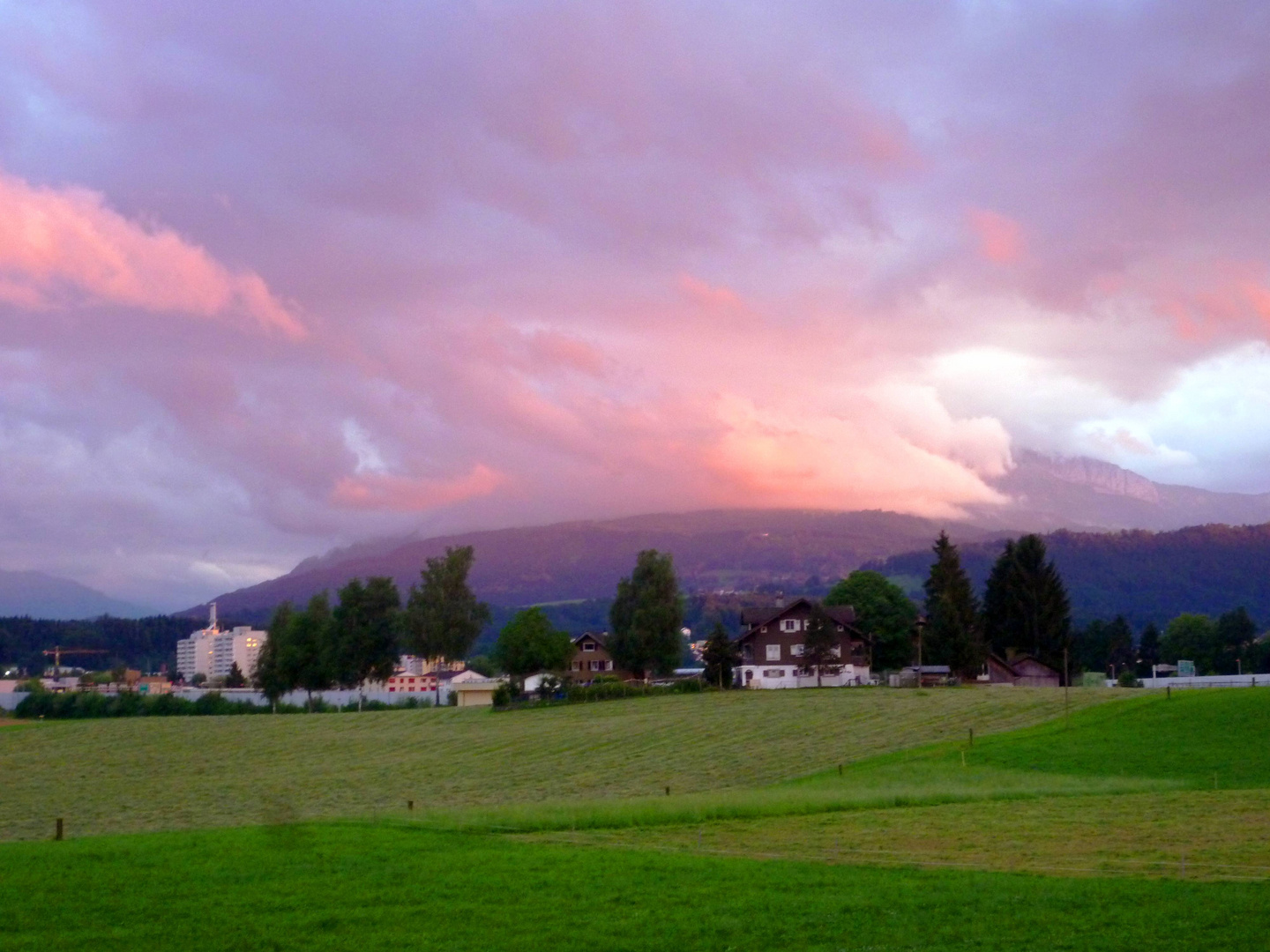 Wattebausch-Wolken ...