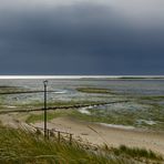 [ Wattenmeer, abziehender Regen ]