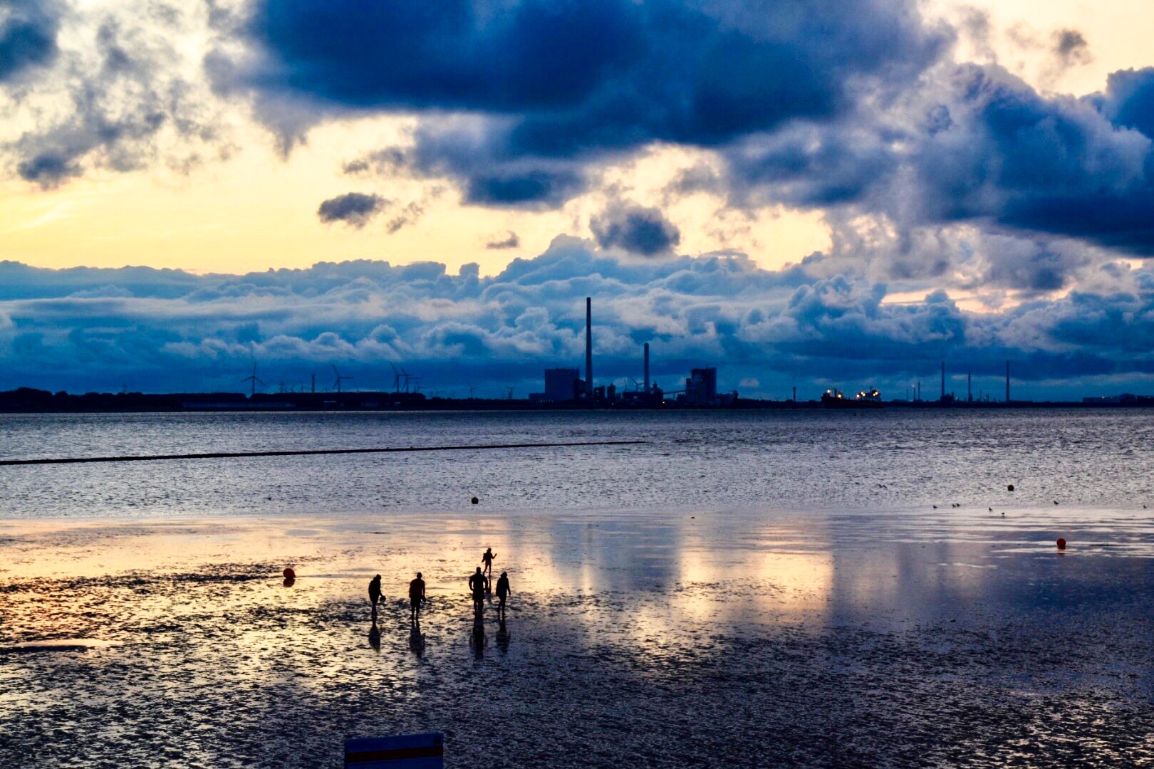 Wattenmeer am Abend 