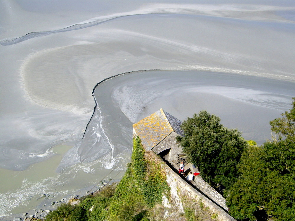 Wattenmeer am Mont St. Michel