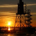 Wattenmeer bei Sonnenuntergang