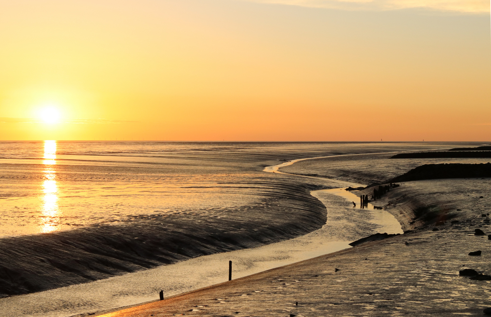 Wattenmeer bei Wremen