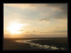 Wattenmeer ganz menschenleer