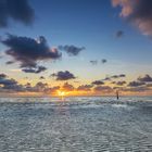 Wattenmeer im Sonnenuntergang 